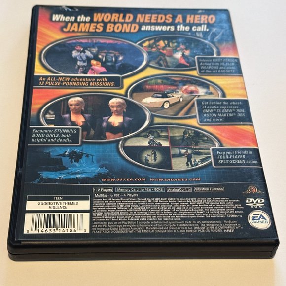 007 Agent Under Fire Greatest Hits Sony PS2 Playstation 2 Complete in Box - Picture 2 of 3